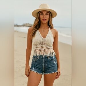 Levi's Cutoff Jean Shorts Size 33 Buttonfly